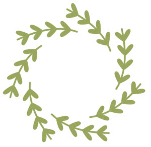 An alternative option for a rotated wreath in Illustrator