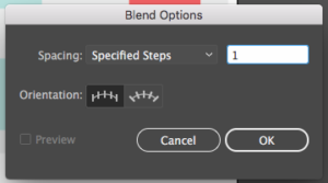 The settings you need to change for blending your colors.