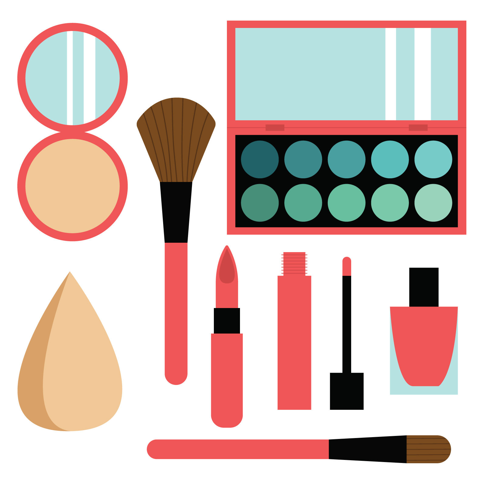 Free Vector Graphics: Makeup - Kelcie Makes Patterns