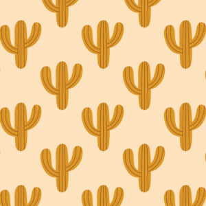 Free Vector, Pattern of several cactus
